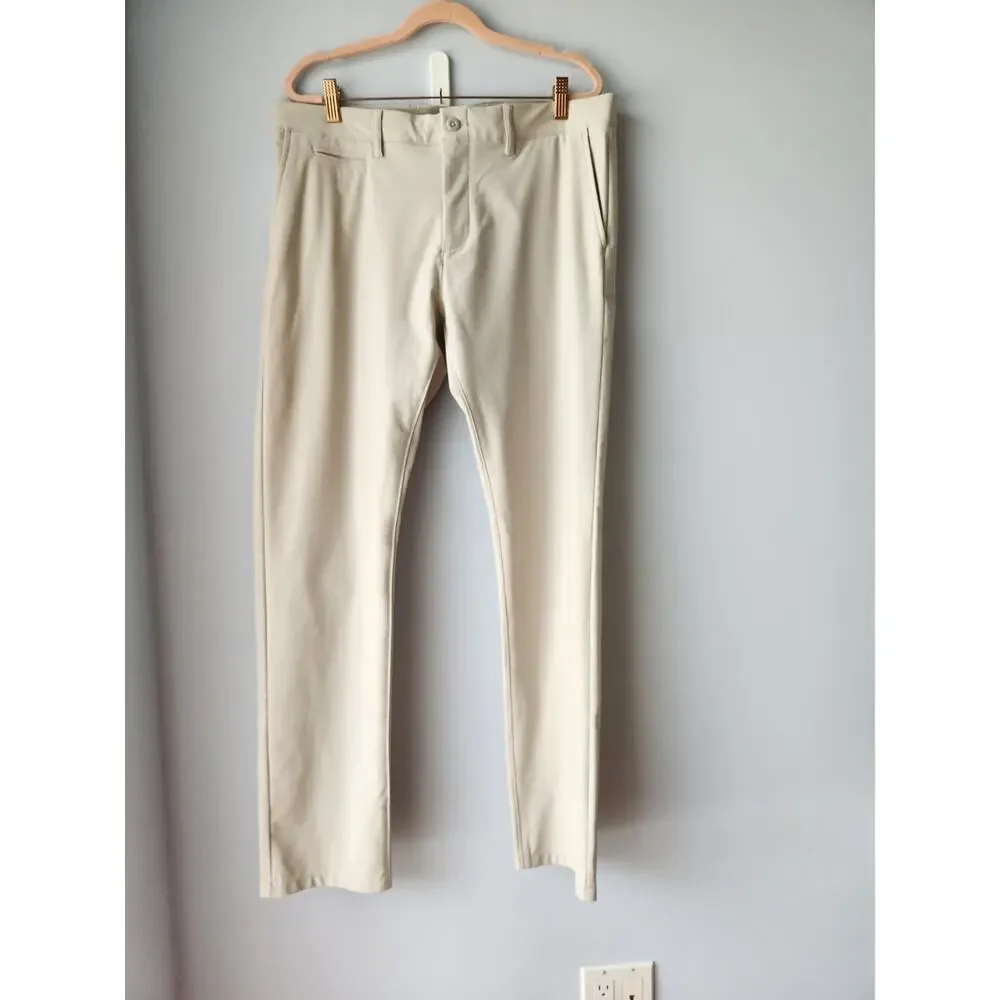 NWT J. Crew 484 Slim-Fit Tech Pant Savannah Sand  34/32